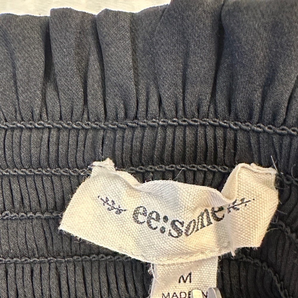 Ruffle Medium Skirt NWOT ee:some smocked waist Black coquettegirl Balletcore - Picture 4 of 8